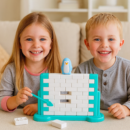Penguin Ice Wall Balance Family Game