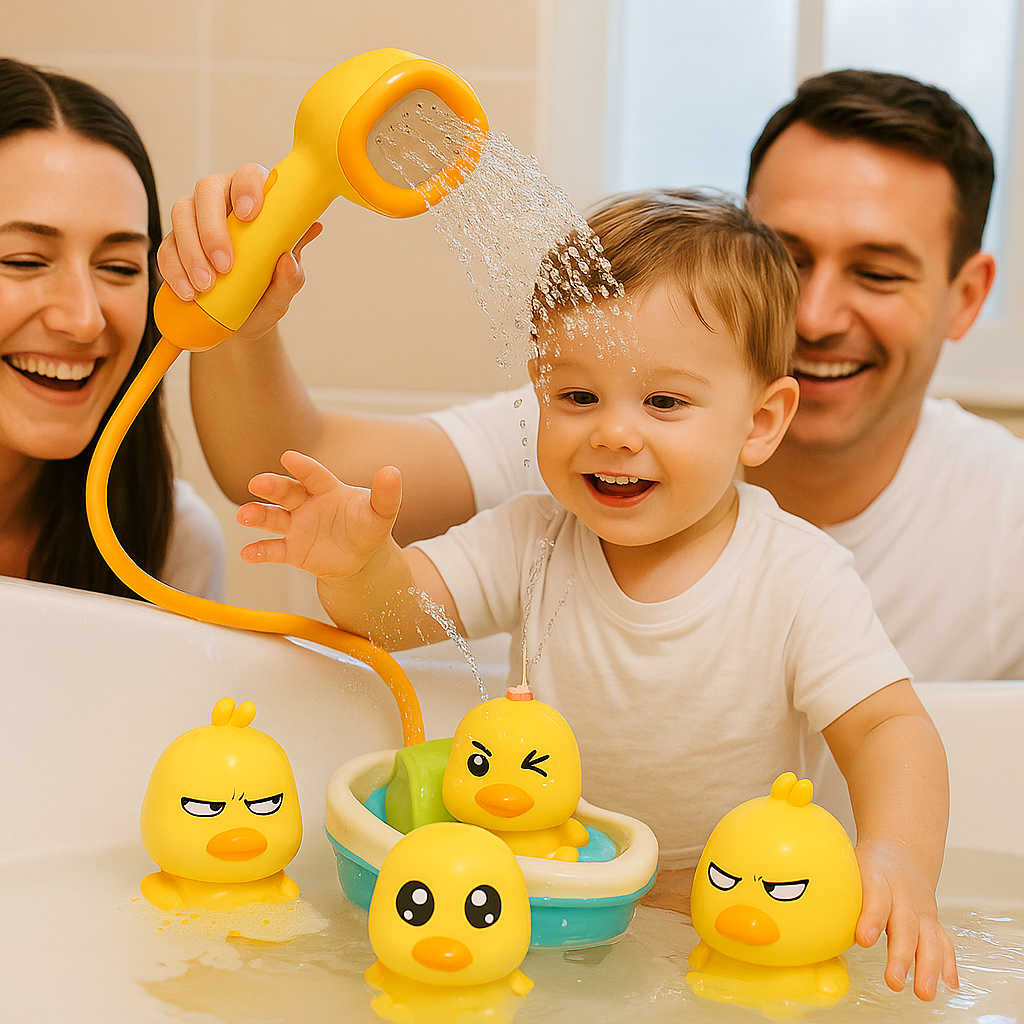 Sprinkling Bath Ducks