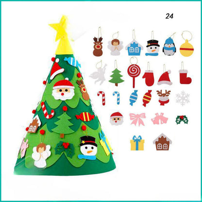 Montessori 3D Felt Christmas Tree