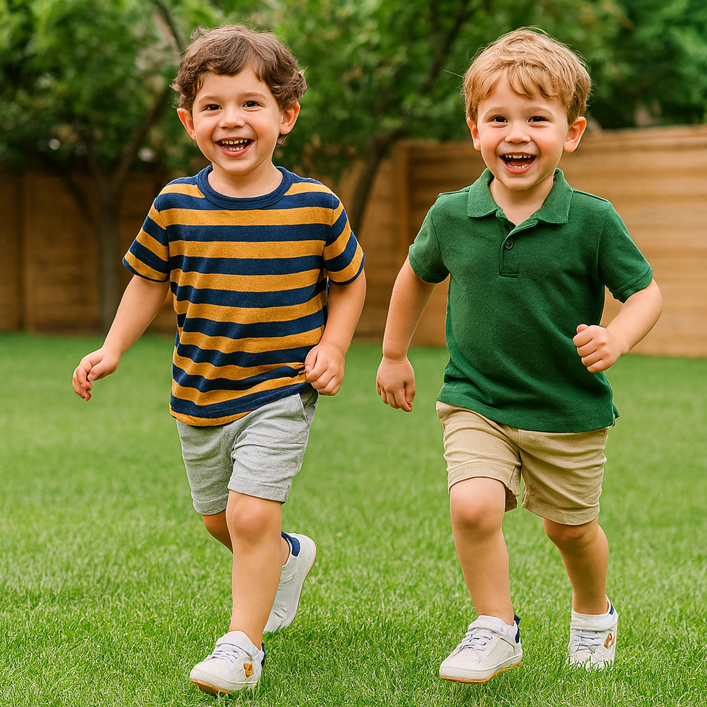 Toddler shoes in a cute bear design