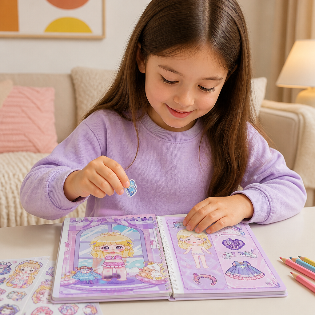 Princess Dress-Up Sticker Activity Book