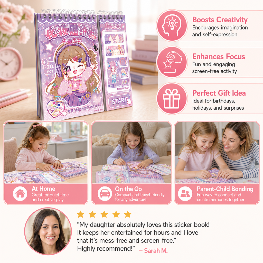 Princess Dress-Up Sticker Activity Book
