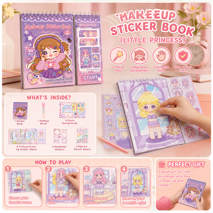 Princess Dress-Up Sticker Activity Book
