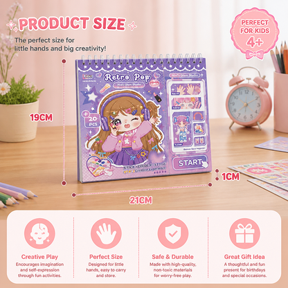 Princess Dress-Up Sticker Activity Book
