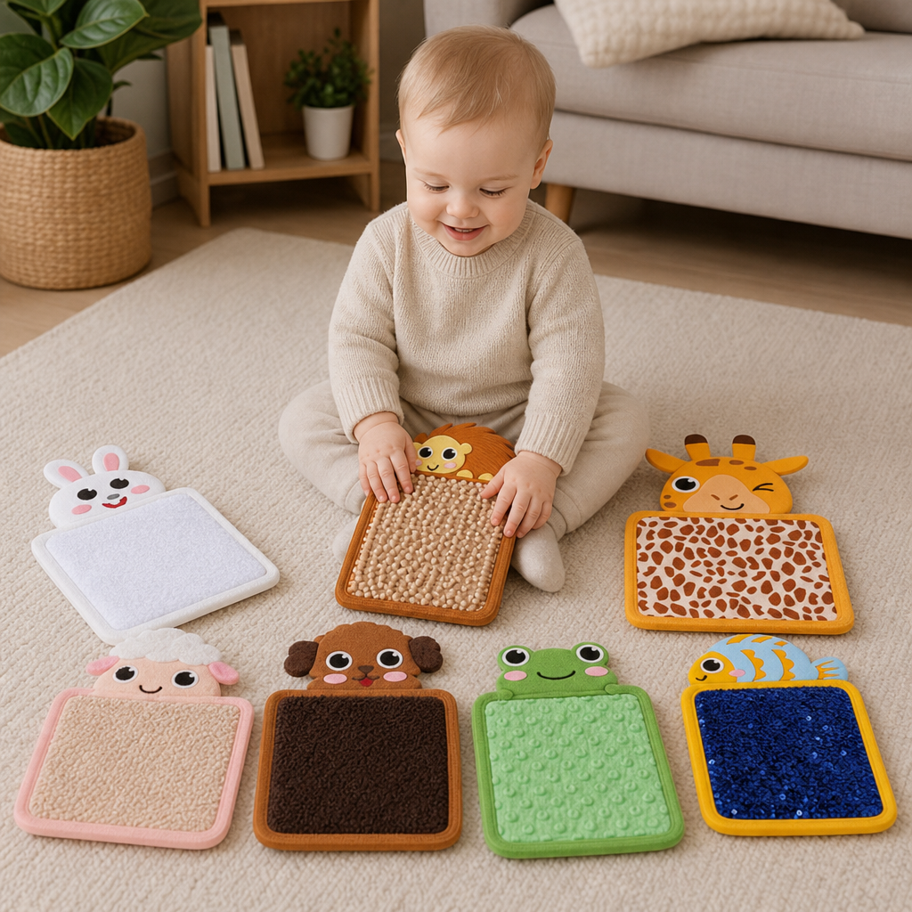 Tactile Animal Cushions (Set of 8)