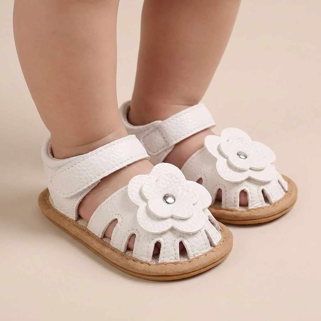Flower Cutout Sandals