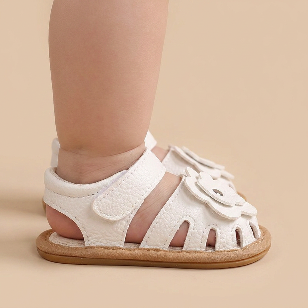 Flower Cutout Sandals