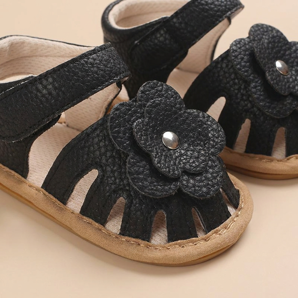 Flower Cutout Sandals