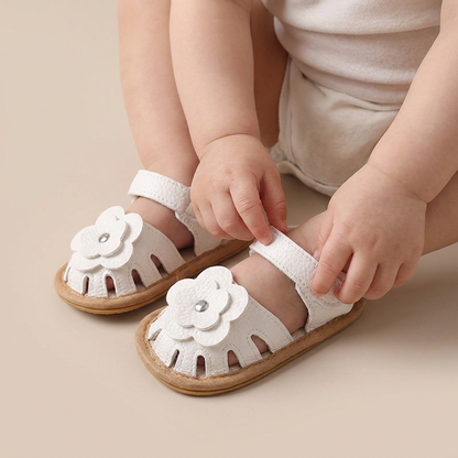 Flower Cutout Sandals