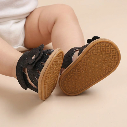 Closed-Toe Flower Sandals
