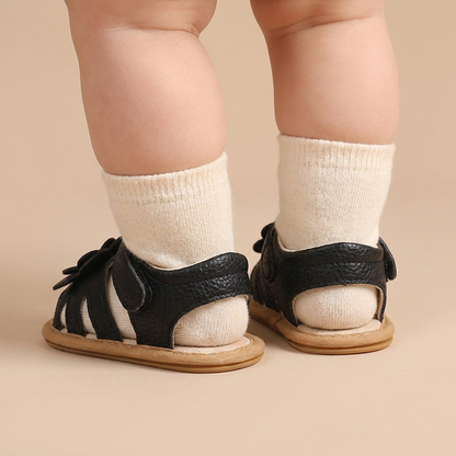 Closed-Toe Flower Sandals