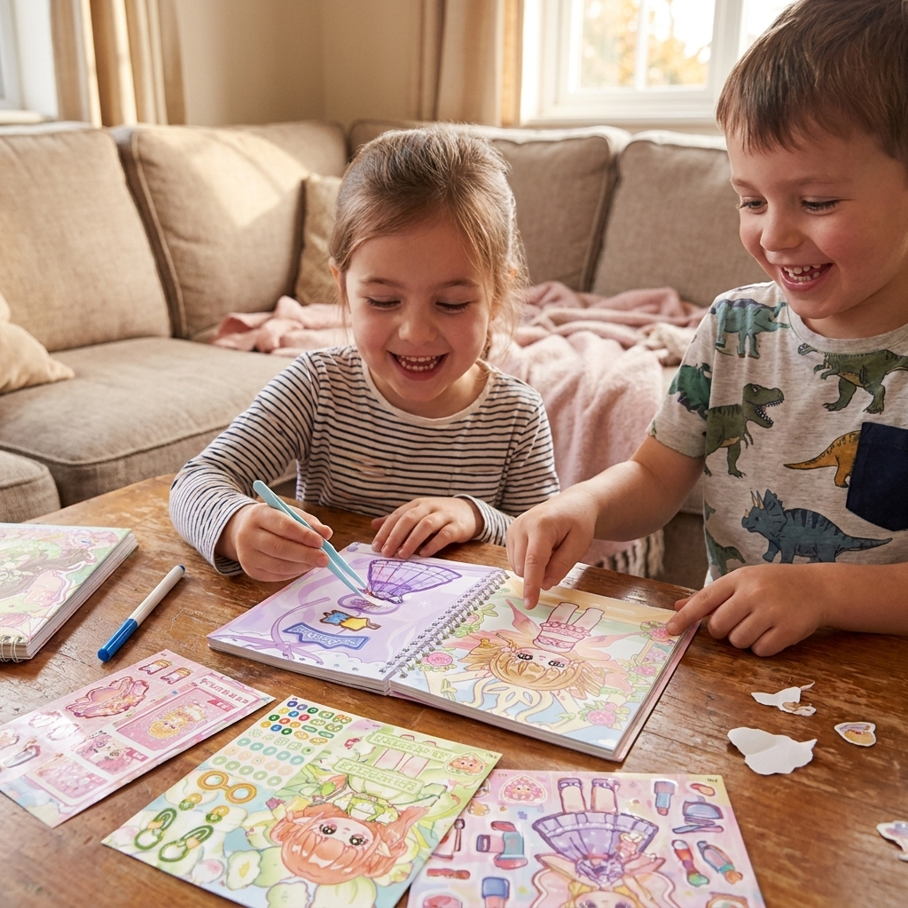 Princess Dress-Up Sticker Activity Book