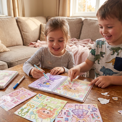 Princess Dress-Up Sticker Activity Book