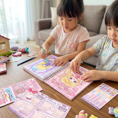 Princess Dress-Up Sticker Activity Book