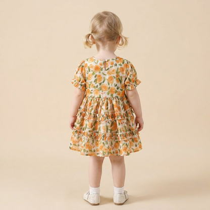 Rose Garden Ruffle Dress