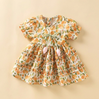 Rose Garden Ruffle Dress