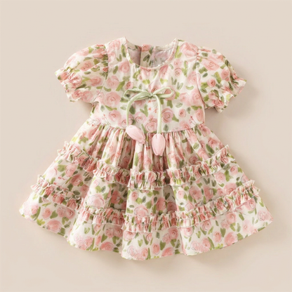 Rose Garden Ruffle Dress