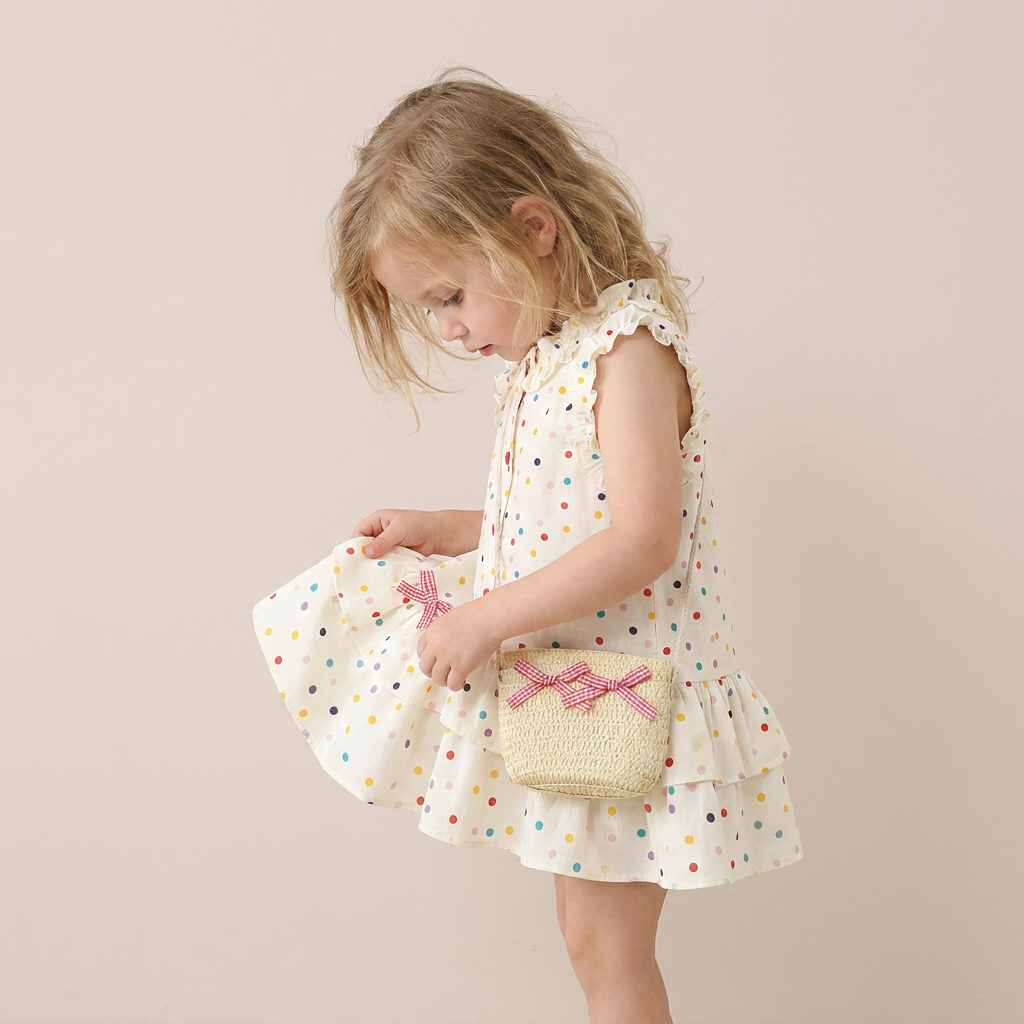 Sweet Vintage Dress Set & Bag