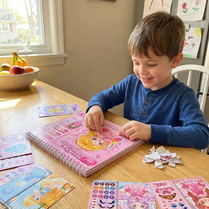 Princess Dress-Up Sticker Activity Book