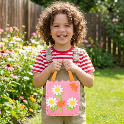DIY Cute Felt Handbag Sewing Craft Kit for Kids