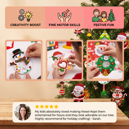 DIY Christmas Shaker Ornament Craft Kit for Kids