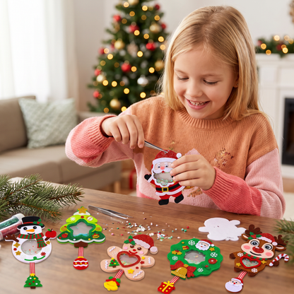 DIY Christmas Shaker Ornament Craft Kit for Kids