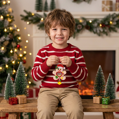 DIY Christmas Shaker Ornament Craft Kit for Kids