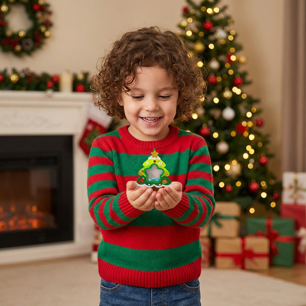 DIY Christmas Shaker Ornament Craft Kit for Kids