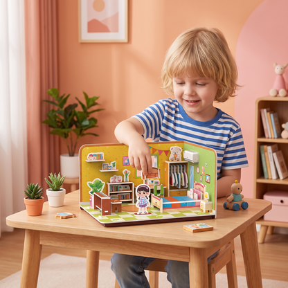 3D DIY Playroom Building Kit – Educational Puzzle & Craft Set