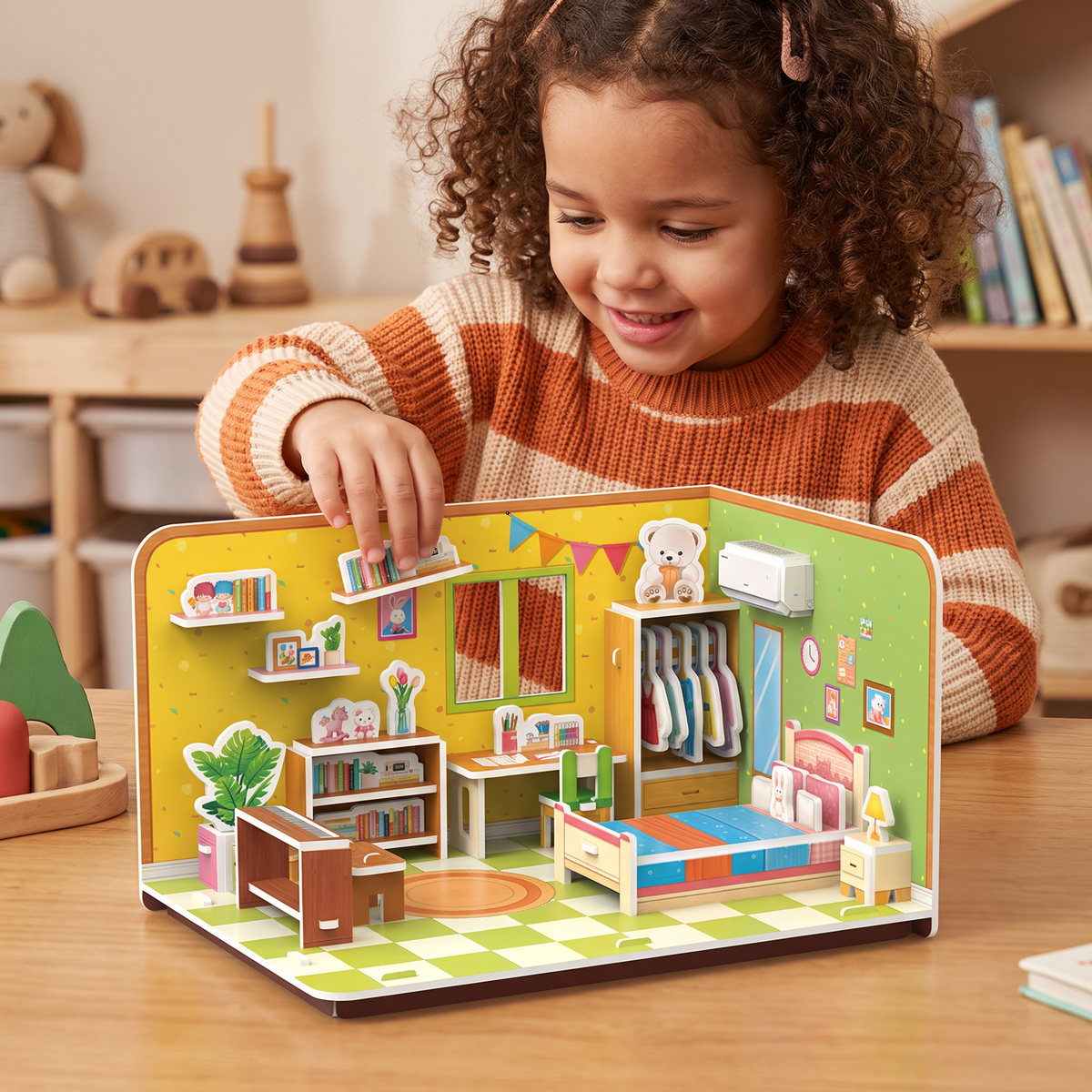 3D DIY Playroom Building Kit – Educational Puzzle & Craft Set