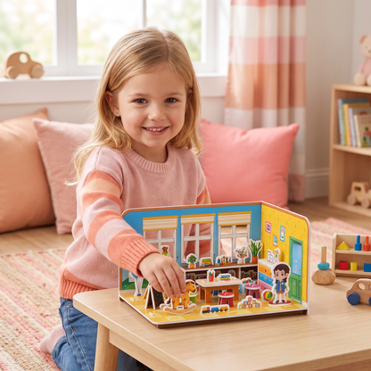 3D DIY Playroom Building Kit – Educational Puzzle & Craft Set