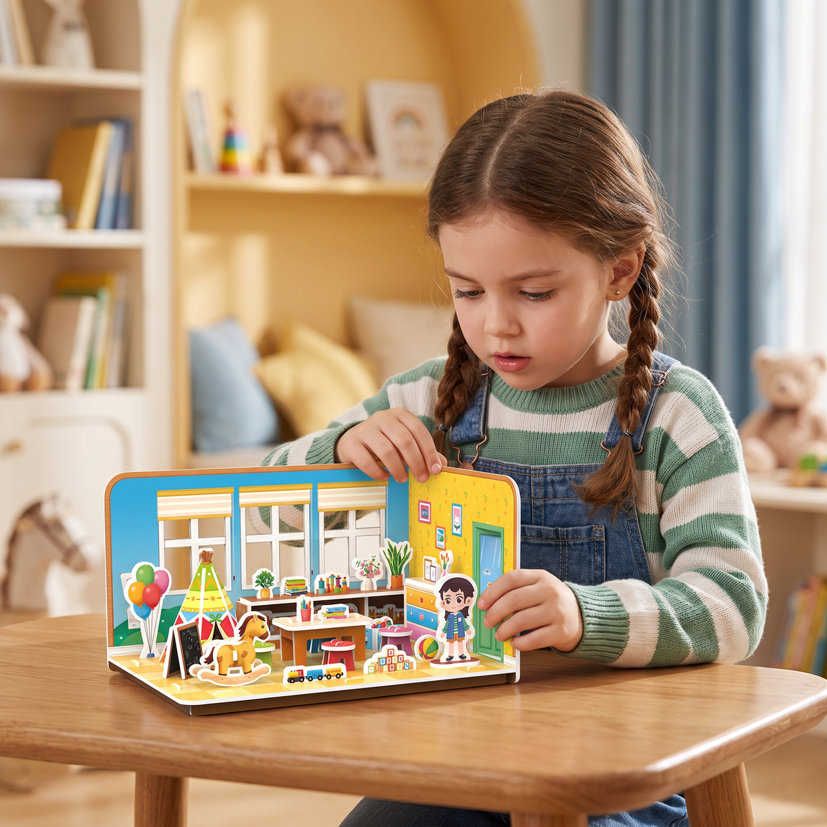3D DIY Playroom Building Kit – Educational Puzzle & Craft Set