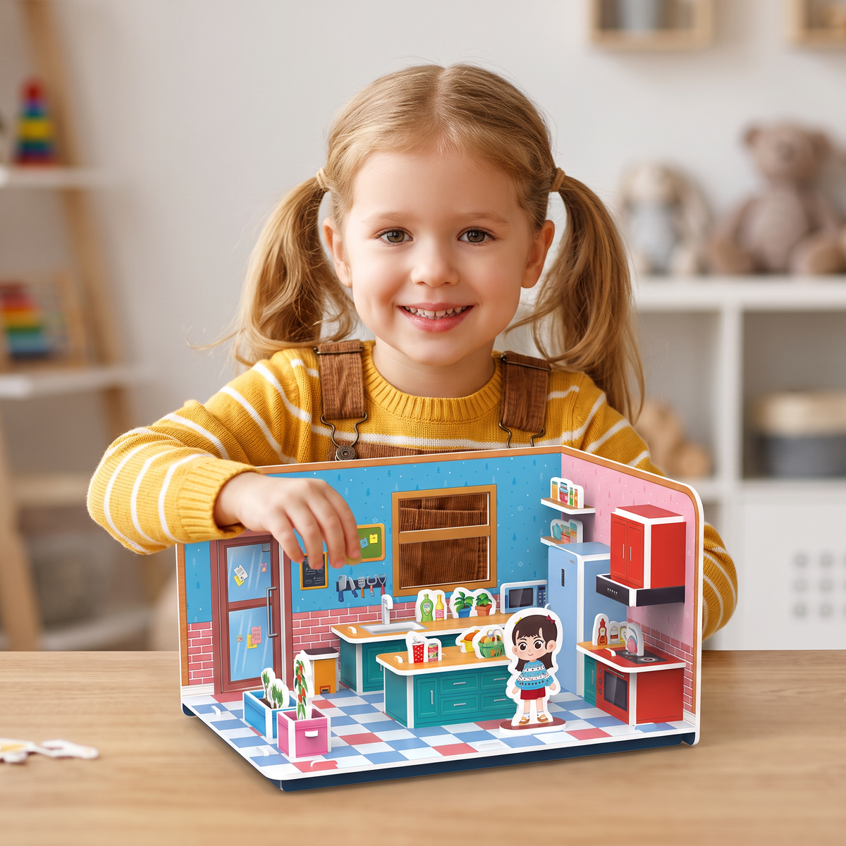 3D DIY Playroom Building Kit – Educational Puzzle & Craft Set