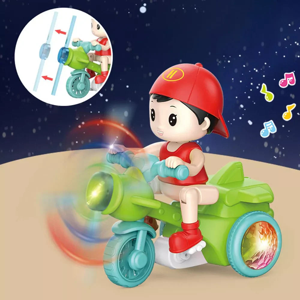 Light-Up Musical Kids Stunt Scooter Toy