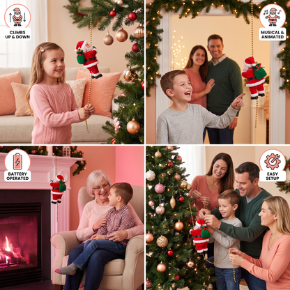 Climbing Santa Claus Toy