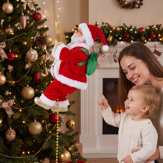 Climbing Santa Claus Toy