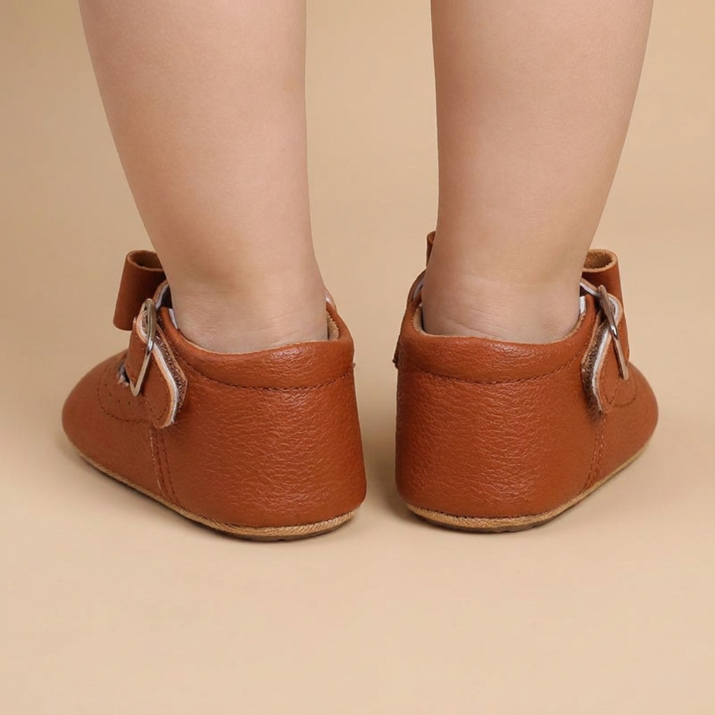 Scallop Bow Mary Jane Shoes