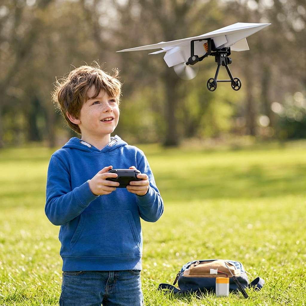 DIY Remote Control Paper Airplane Kit