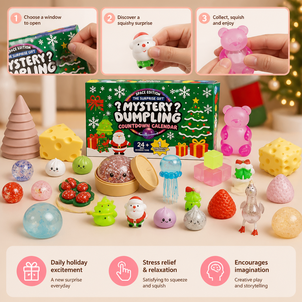 Christmas Squishy Advent Calendar for Kids