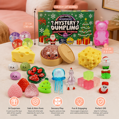 Christmas Squishy Advent Calendar for Kids