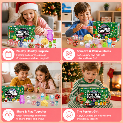 Christmas Squishy Advent Calendar for Kids