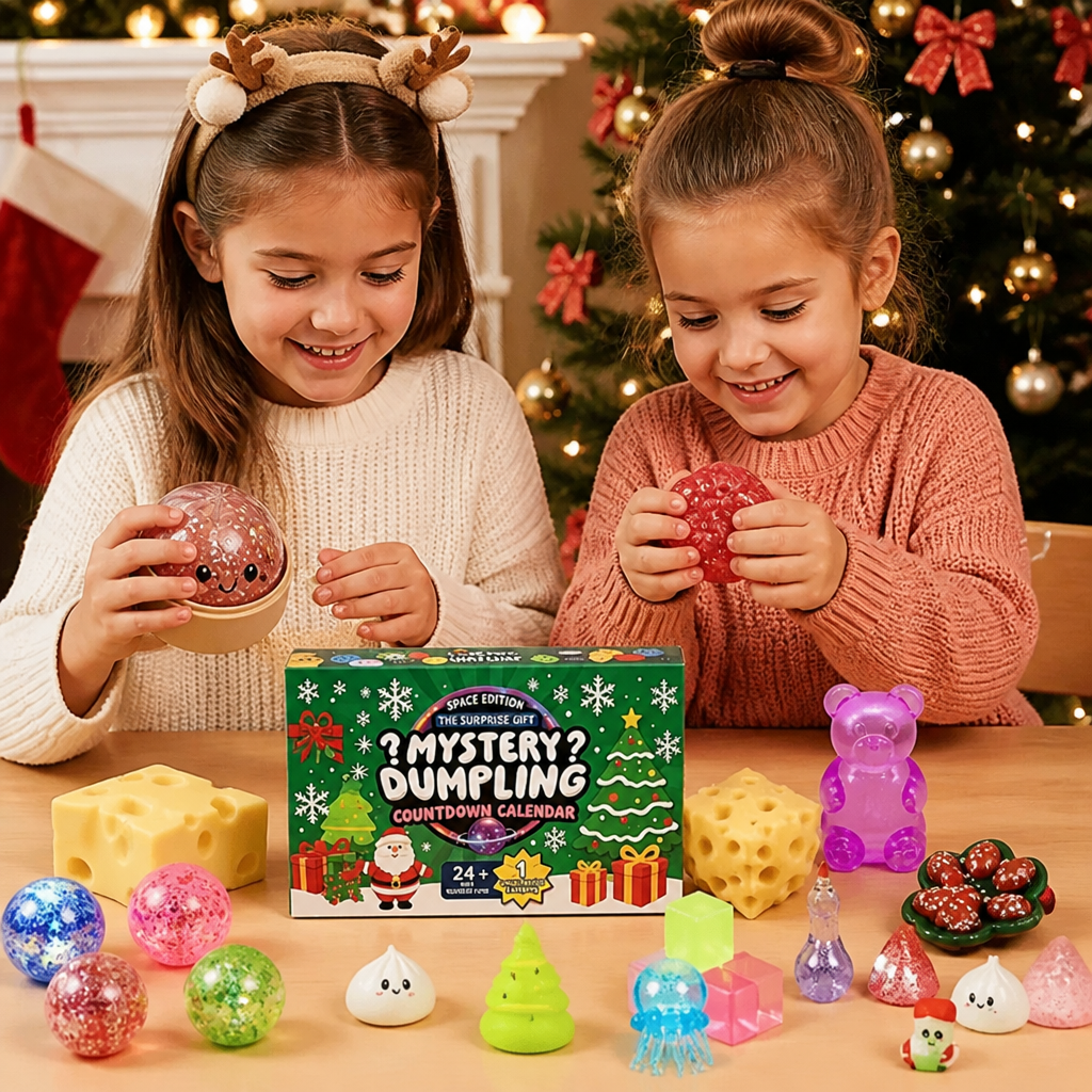 Christmas Squishy Advent Calendar for Kids