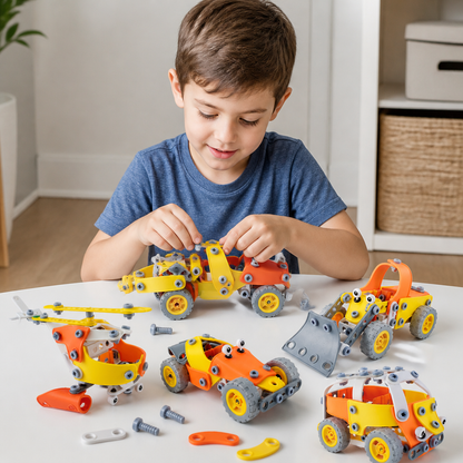 STEM Flexible Screw & Nut Building Blocks Set