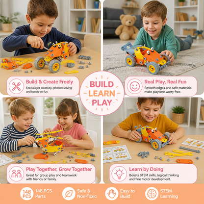 STEM Flexible Screw & Nut Building Blocks Set