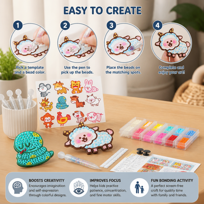 DIY Dot Bead Sticker Art Kit for Kids
