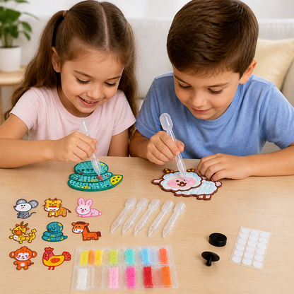 DIY Dot Bead Sticker Art Kit for Kids