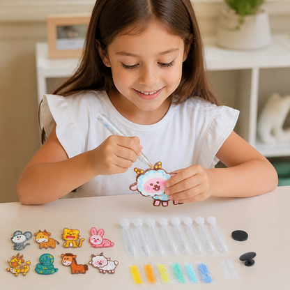 DIY Dot Bead Sticker Art Kit for Kids