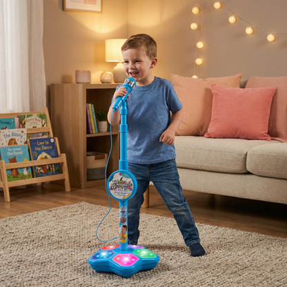 Kids Karaoke Machine with Microphone Stand – Singing Fun Set