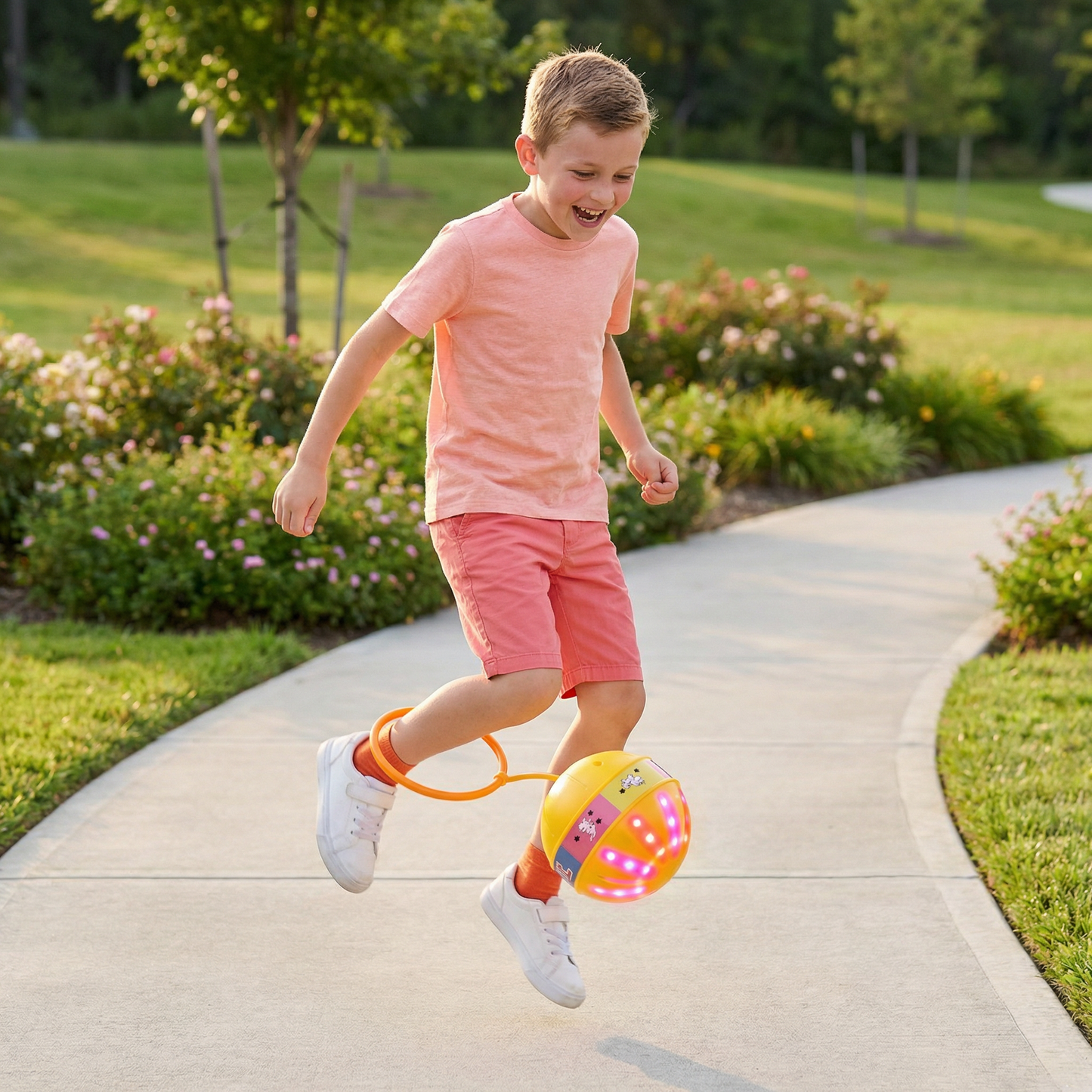 LED Ankle Skip Ball – Interactive Jumping Toy for Kids