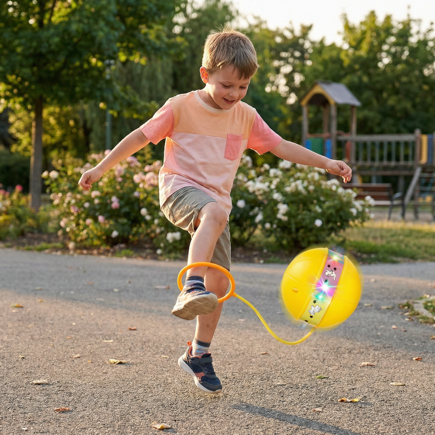 LED Ankle Skip Ball – Interactive Jumping Toy for Kids